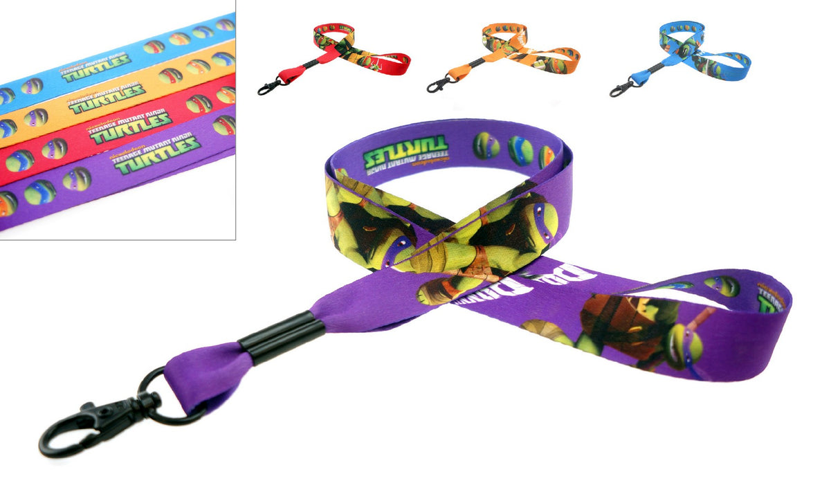 5/8" Digitally Sublimated Lanyard w/ Deluxe Swivel Hook