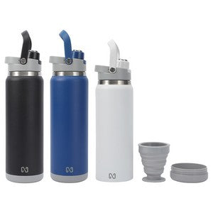 NAYAD® Crusade 28 oz Stainless Steel Double-Wall Bottle with Hidden Cup