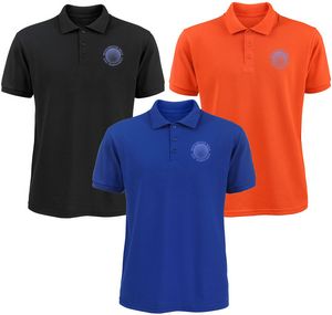 Embroidered Men's 50/50 Polo Shirt