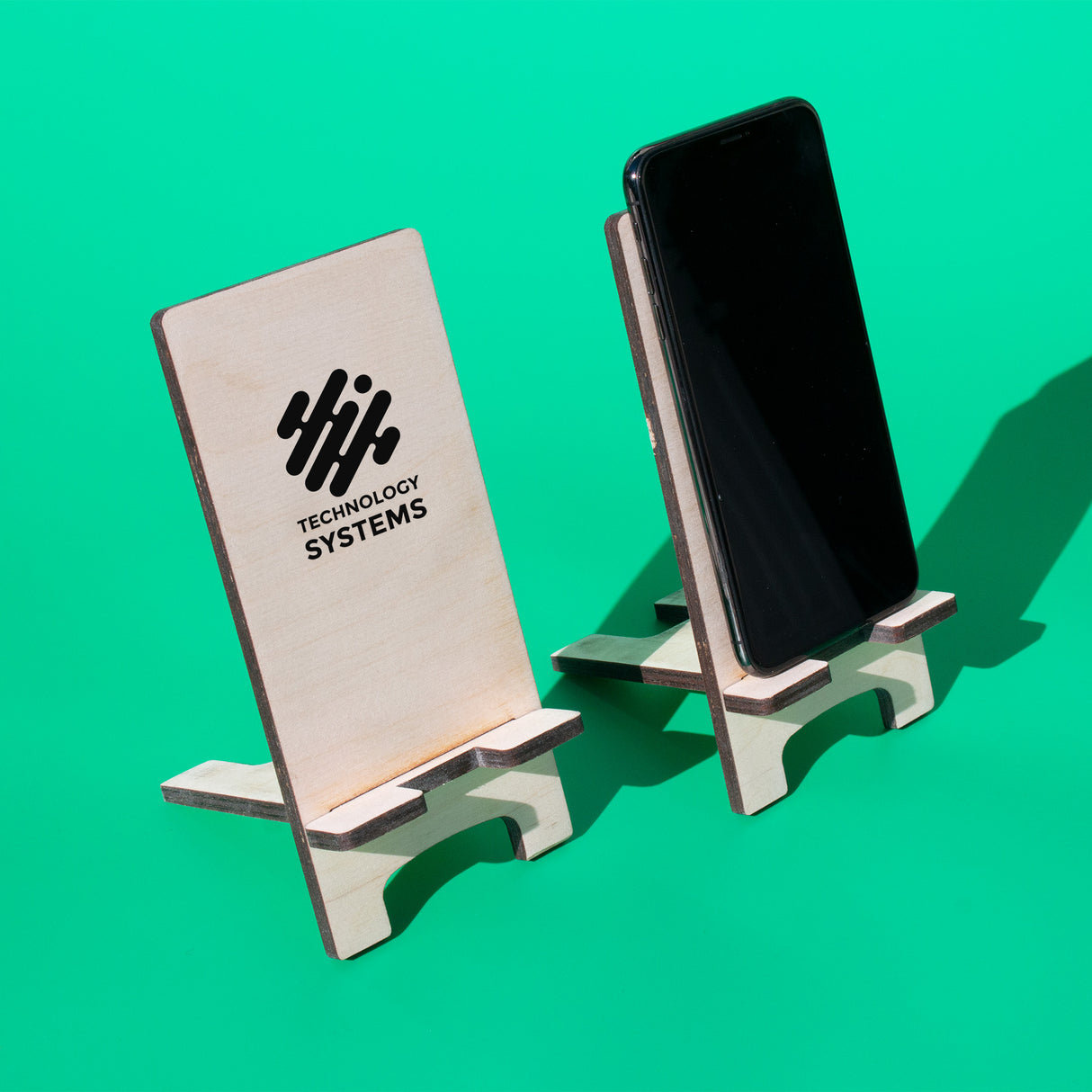 Collapsible Wood Phone Stand