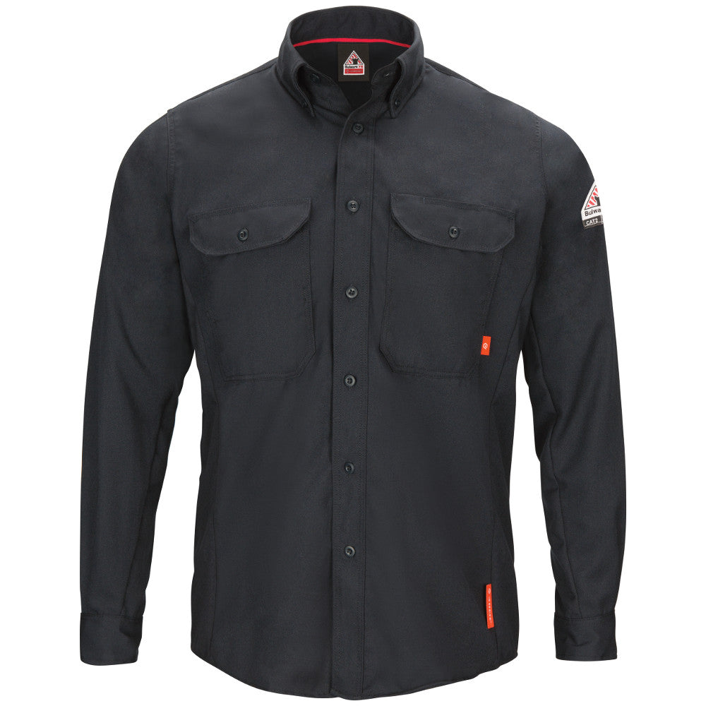 Bulwark® Men's FR iQ Series® Long Sleeve Comfort Woven Lightweight Shirt