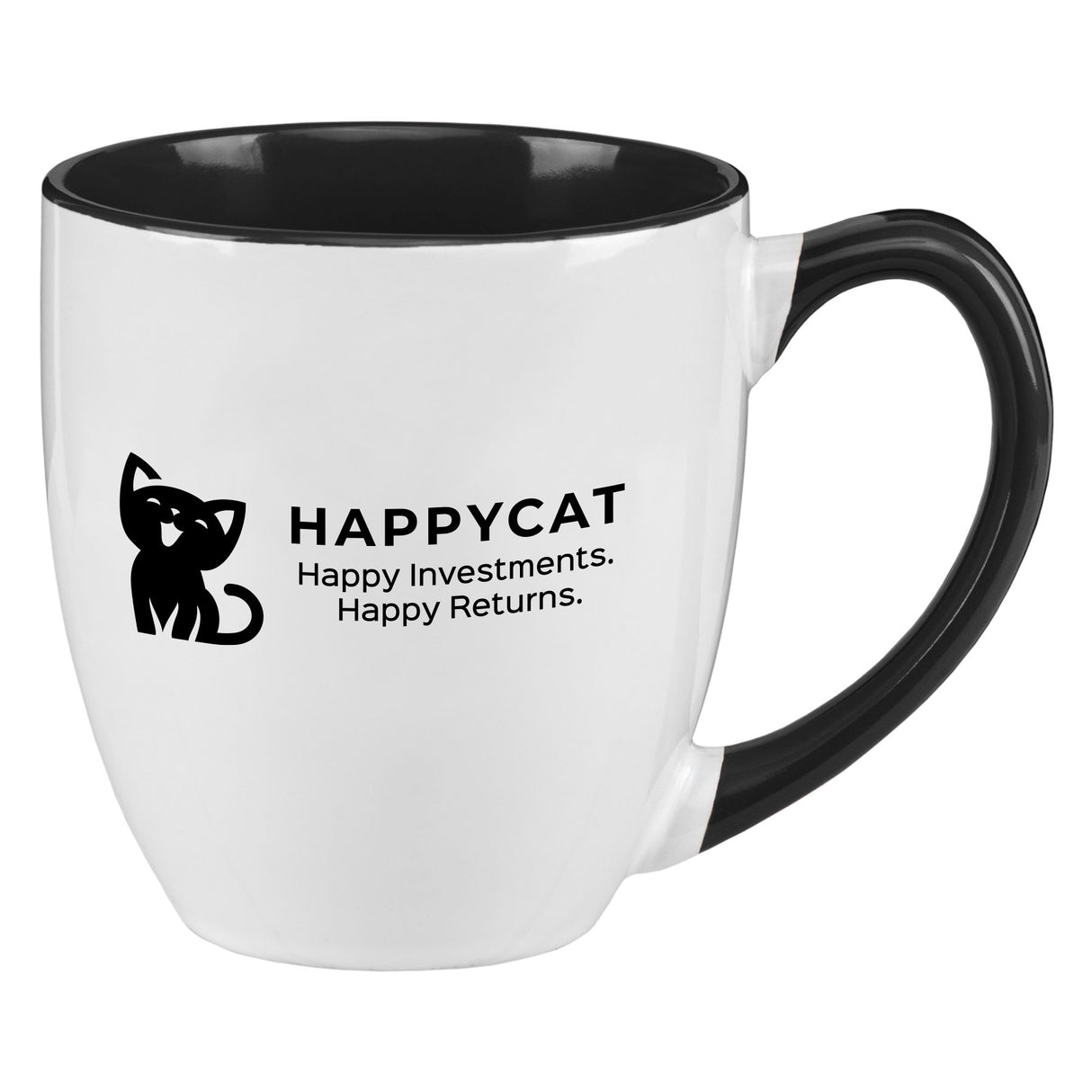 15 oz. Two-Tone Ceramic Bistro Mug