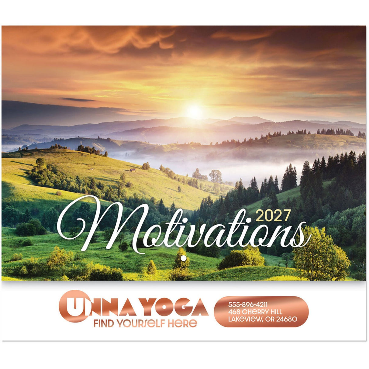 Motivations Stapled Wall Calendar