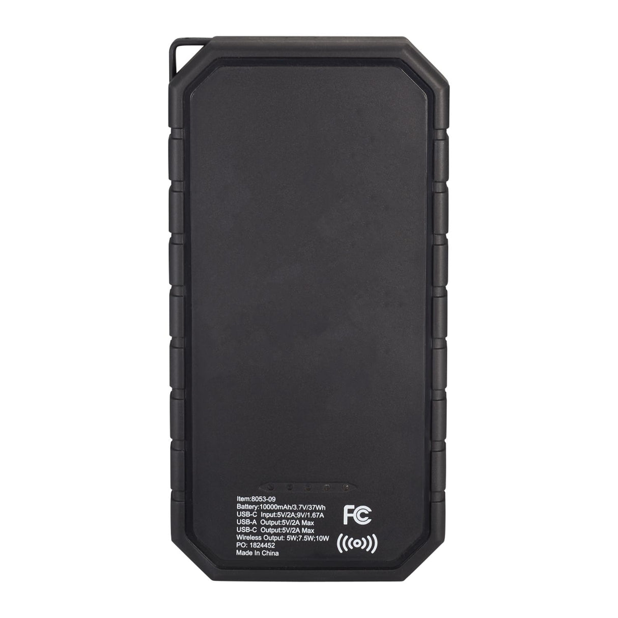 High Sierra® IPX 5 Solar Fast Wireless Power Bank