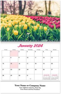 Garden Splendor Spiral Wall Calendar