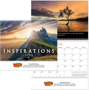 Full Colour INSPIRATIONS Wall Calendar (Spiral)