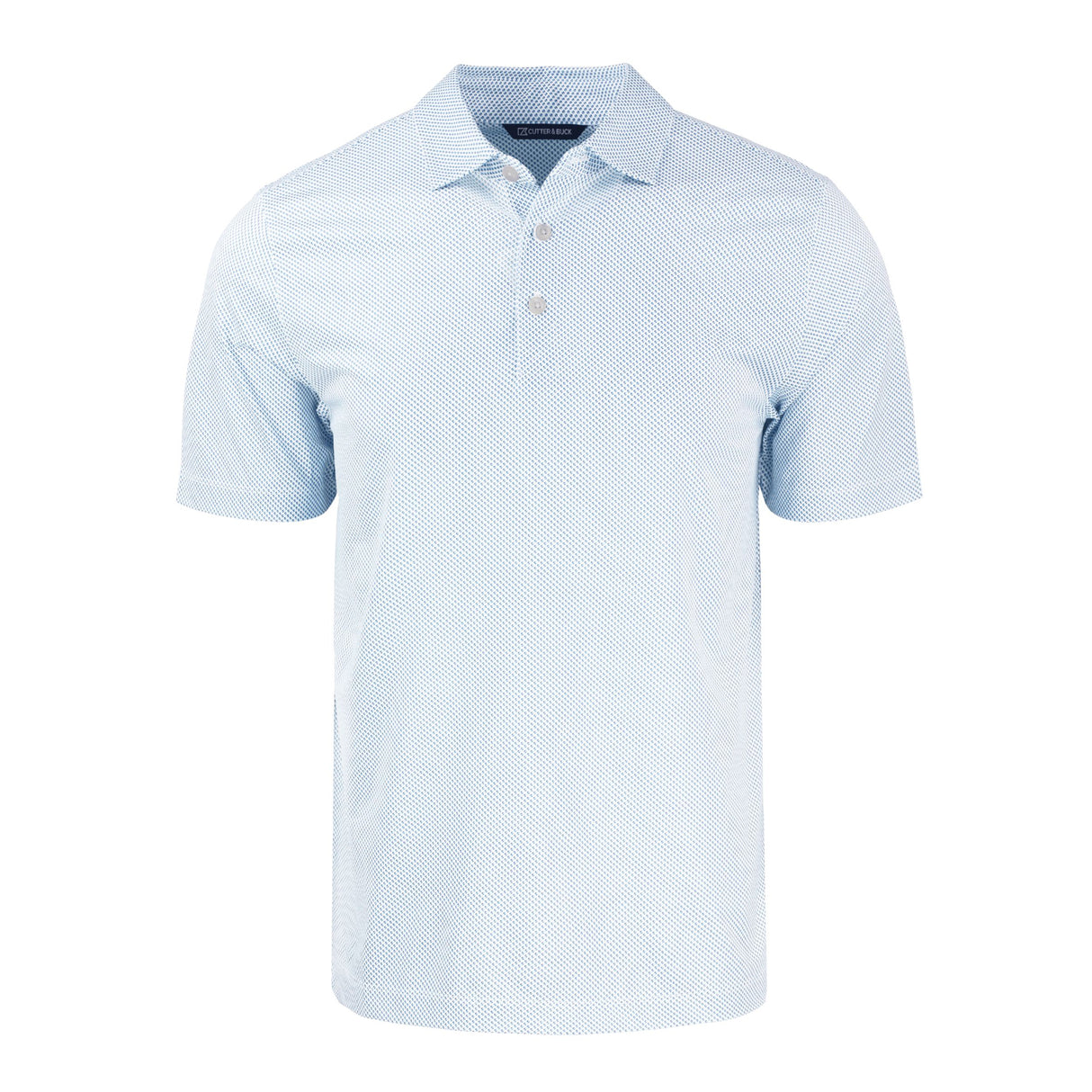 Cutter & Buck Pike Eco Symmetry Print Stretch Recycled Mens Polo