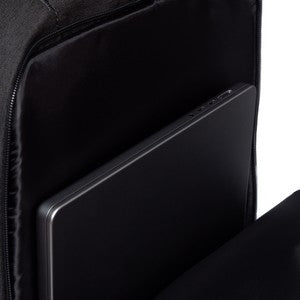 BGR105 Backpack Charcoal Laptop Finish Image Blank