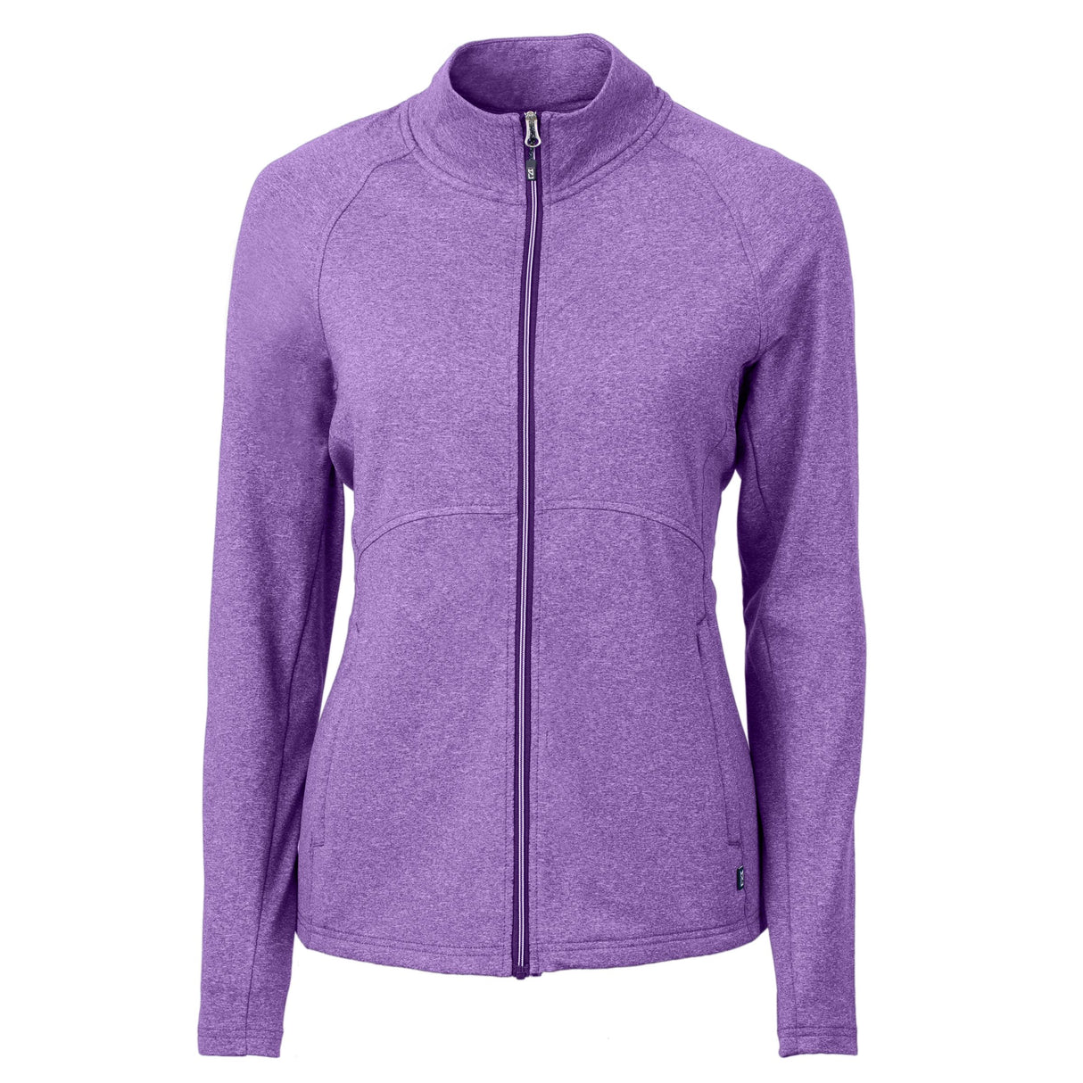 Cutter & Buck Adapt Eco Knit Heather Recycled Womens Full Zip