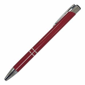 HAMILTON2 Aluminum Barrel, Metallic clip Plunger Action Ball Point Pen (Stock 3-5 Days)
