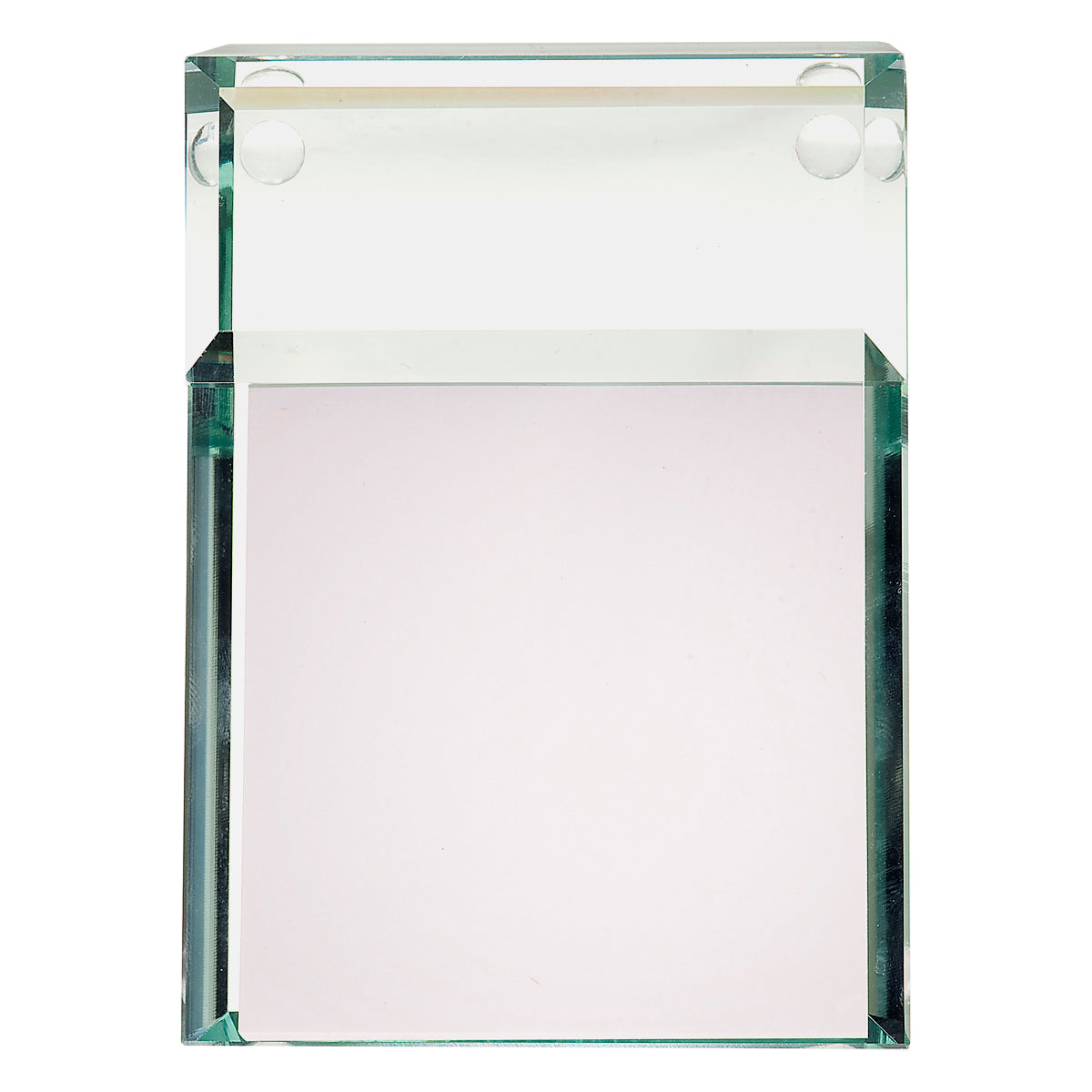 Atrium Glass Message Pad Holder