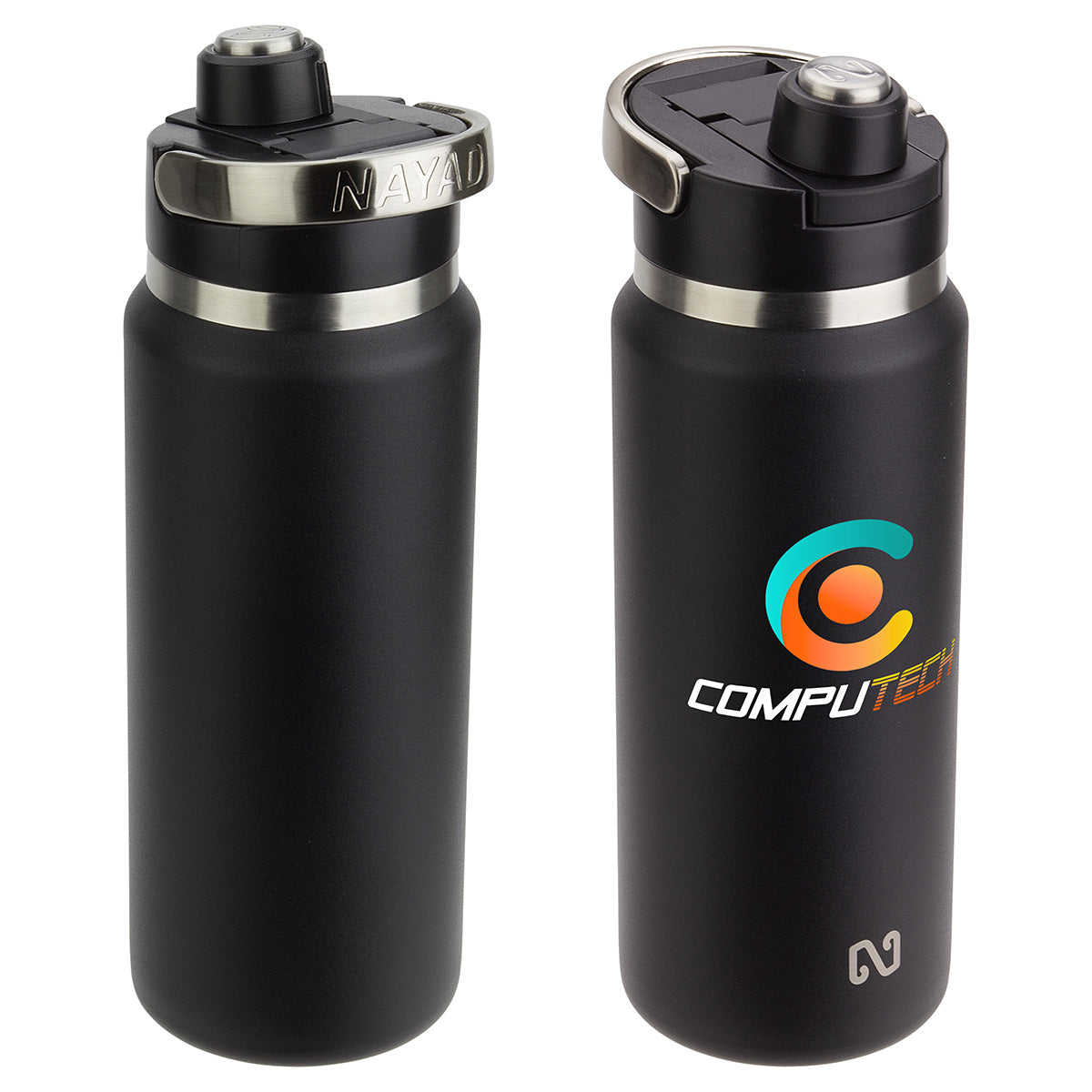 NAYAD® Traveler 26 oz Stainless Double-wall Bottle with Twist-Top Spout