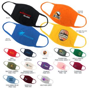 USA- 100% Cotton Protective Face Mask with Nose Wire