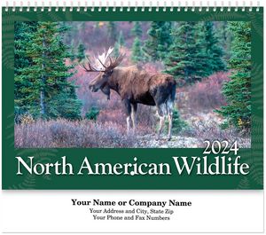 North American Wildlife Spiral Wall Calendar