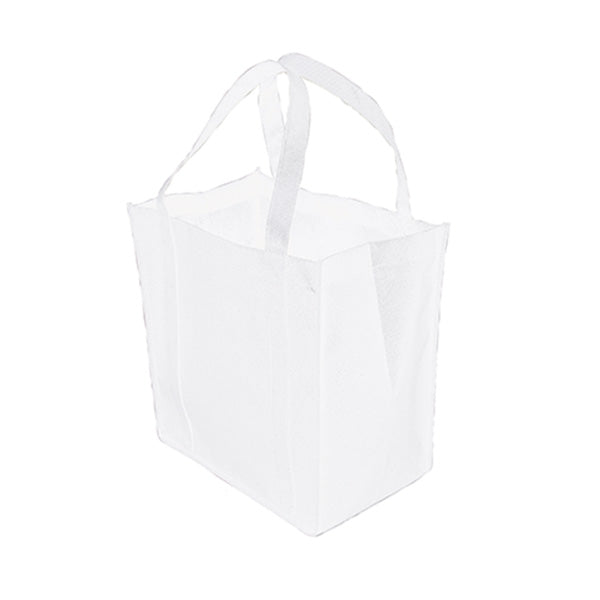 Non Woven Tote: 12" W x 13" H x 8" D
