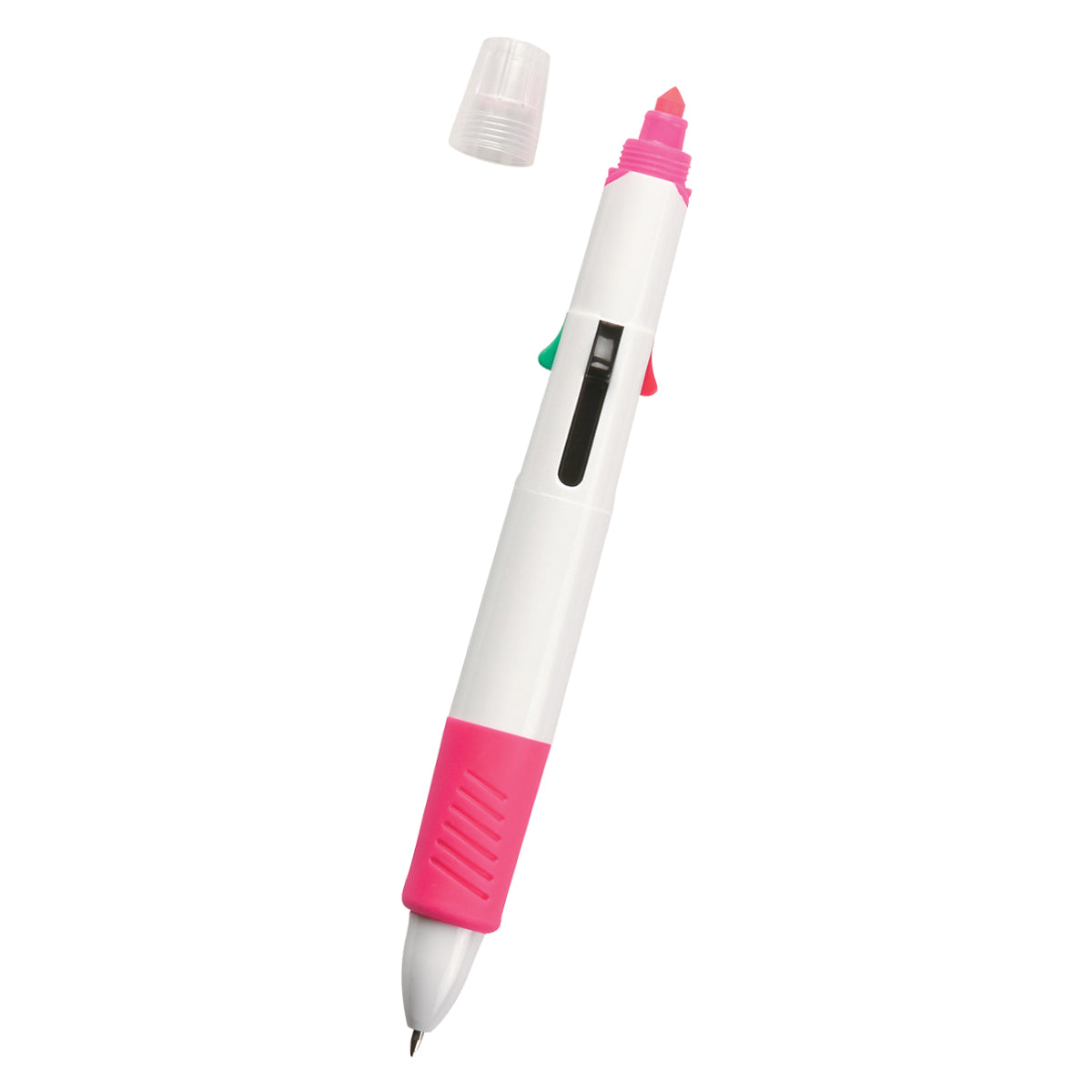 WHITE WITH PINK