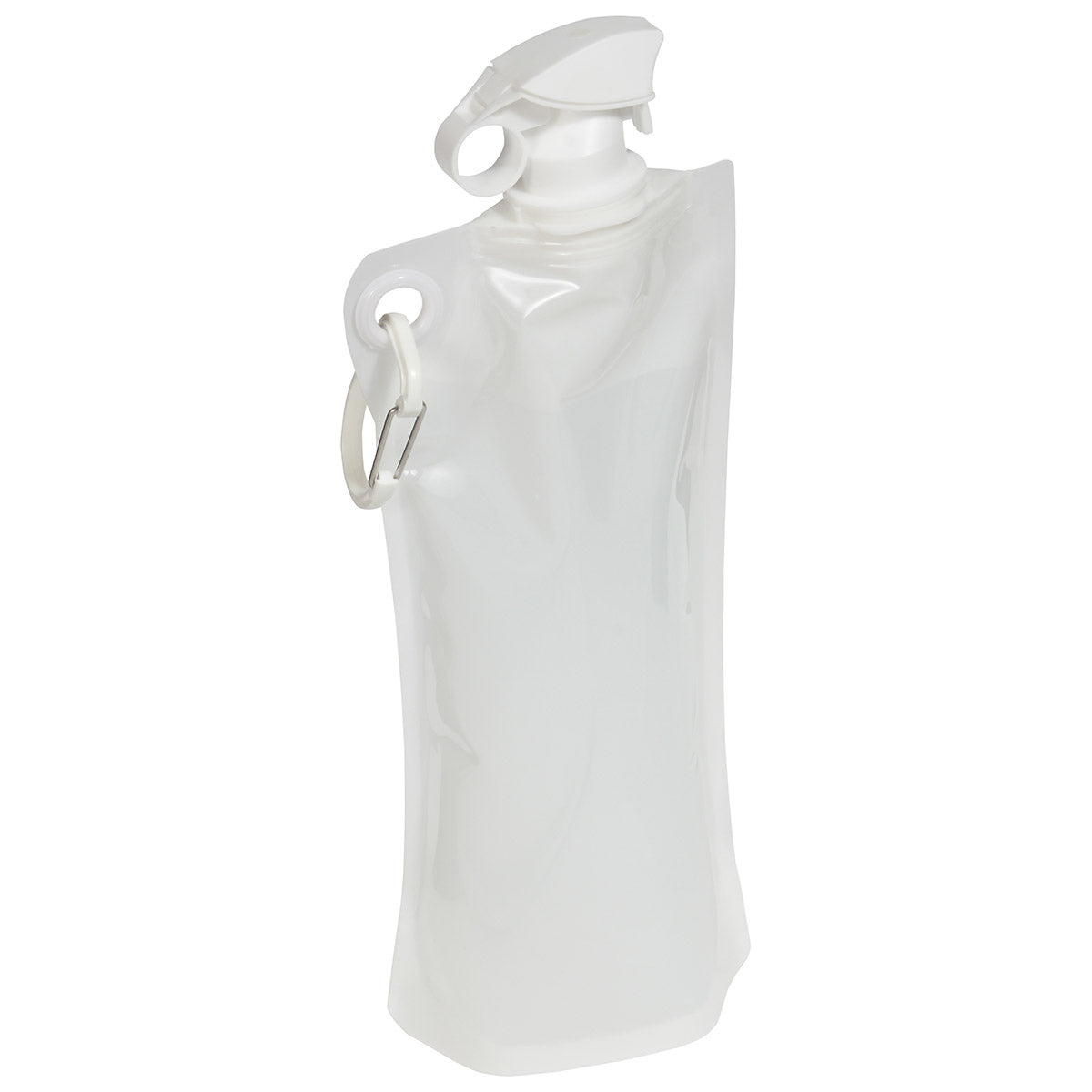 Flip Top Foldable Water Bottle with Carabiner