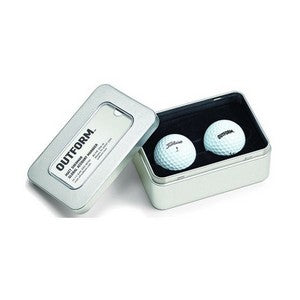 Titleist® ProV1 2-Ball Business Box Tin