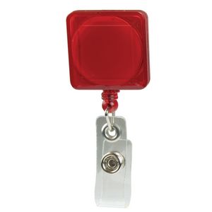 Retractable Badge Holder with Pad Print Imprint