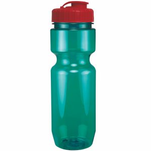 Aqua Blue/Red Lid Blank