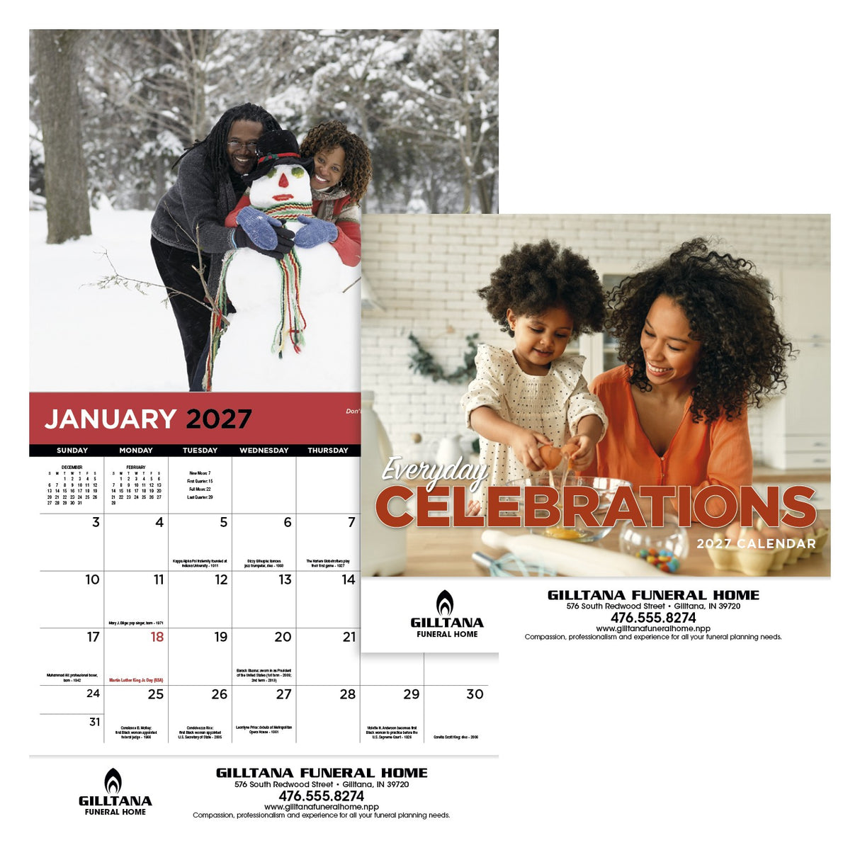 HotLine® Products Everyday Celebrations Appointment Calendar - Stapled