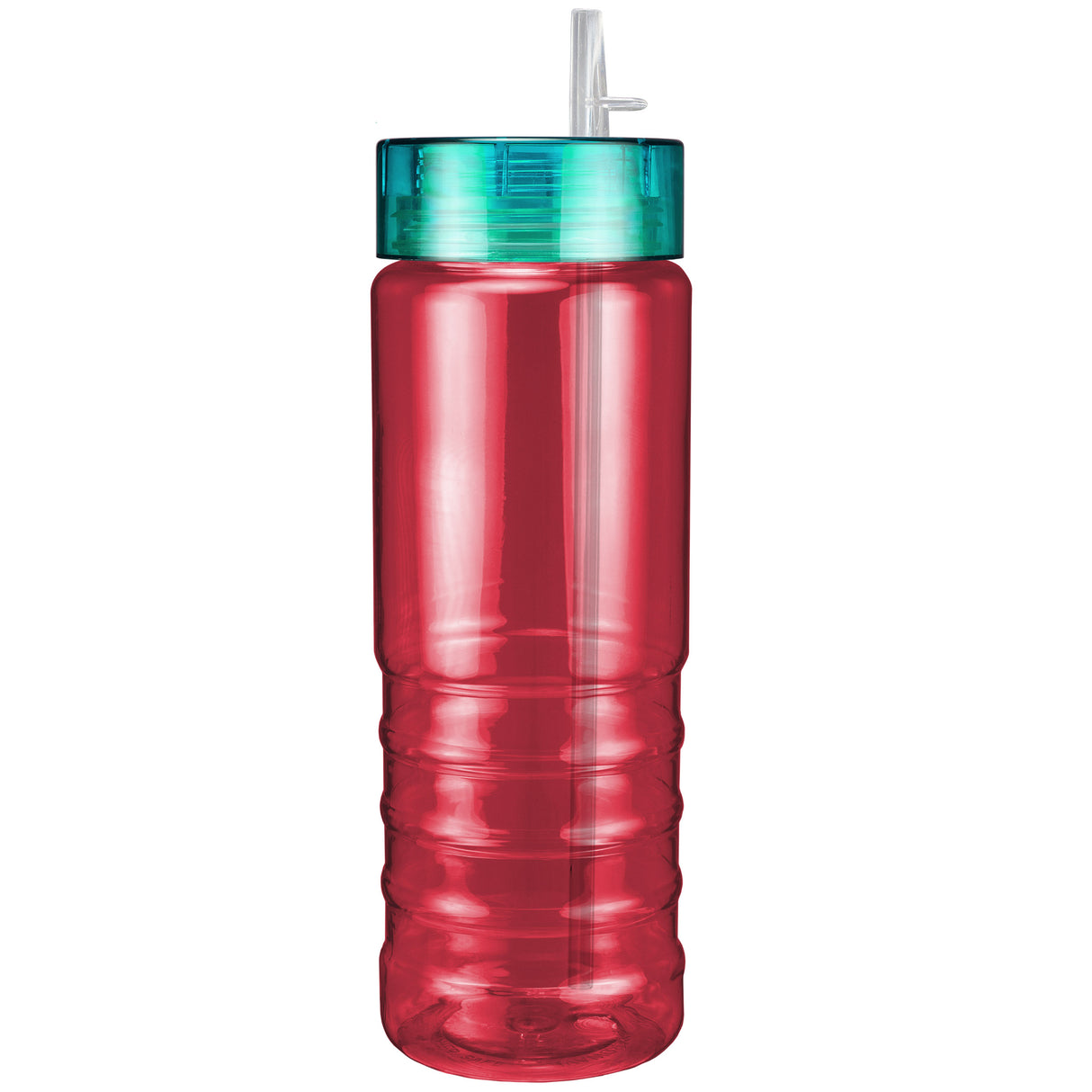 Translucent Red/Translucent Aqua Blue Lid