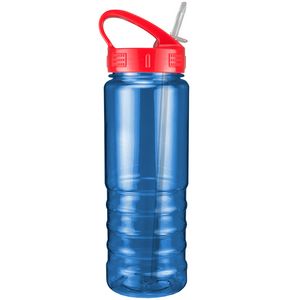 Translucent Blue/Red Lid Blank