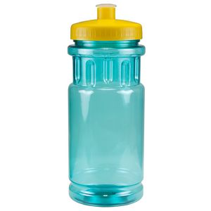 Translucent Aqua Blue/Yellow Lid Blank