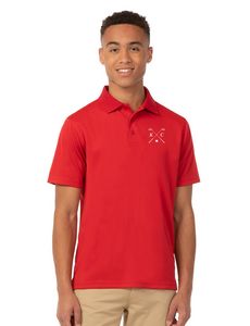 Zorrel® Men's Paseo Dot Stripe Jacquard Stripe Polo Shirt