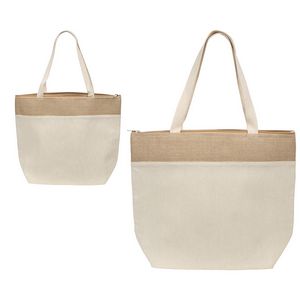 Savanna Jute & Recycled Cotton Cooler Tote