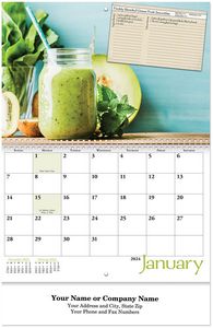 Taste Of The Month Spiral Wall Calendar