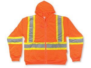 Orange Full Zipper Hoodie