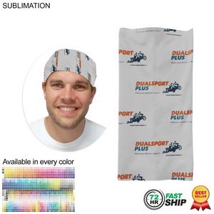 72 Hr Fast Ship - Domestic Made Sublimated Multifunction Tubular Headwear (Fandana Bandana)