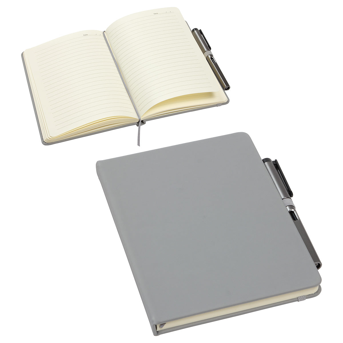 000616 Quorum Soft Touch Journal with Matching Color Gel Pen
