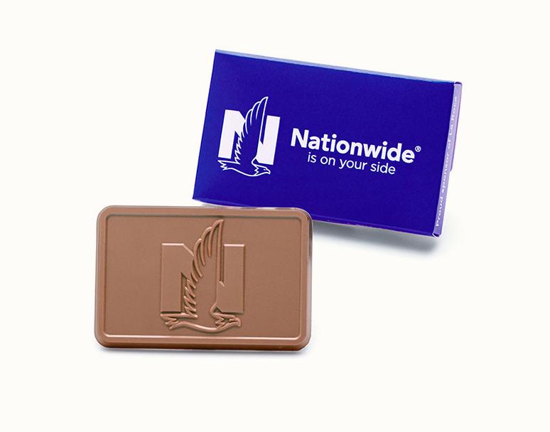 2x3 Chocolate Business Card Box