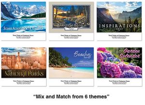 Scenic Assortment Stapled Wall Calendar
