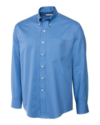 Cutter & Buck Epic Easy Care Fine Twill Mens Big and Tall Dress Shirt