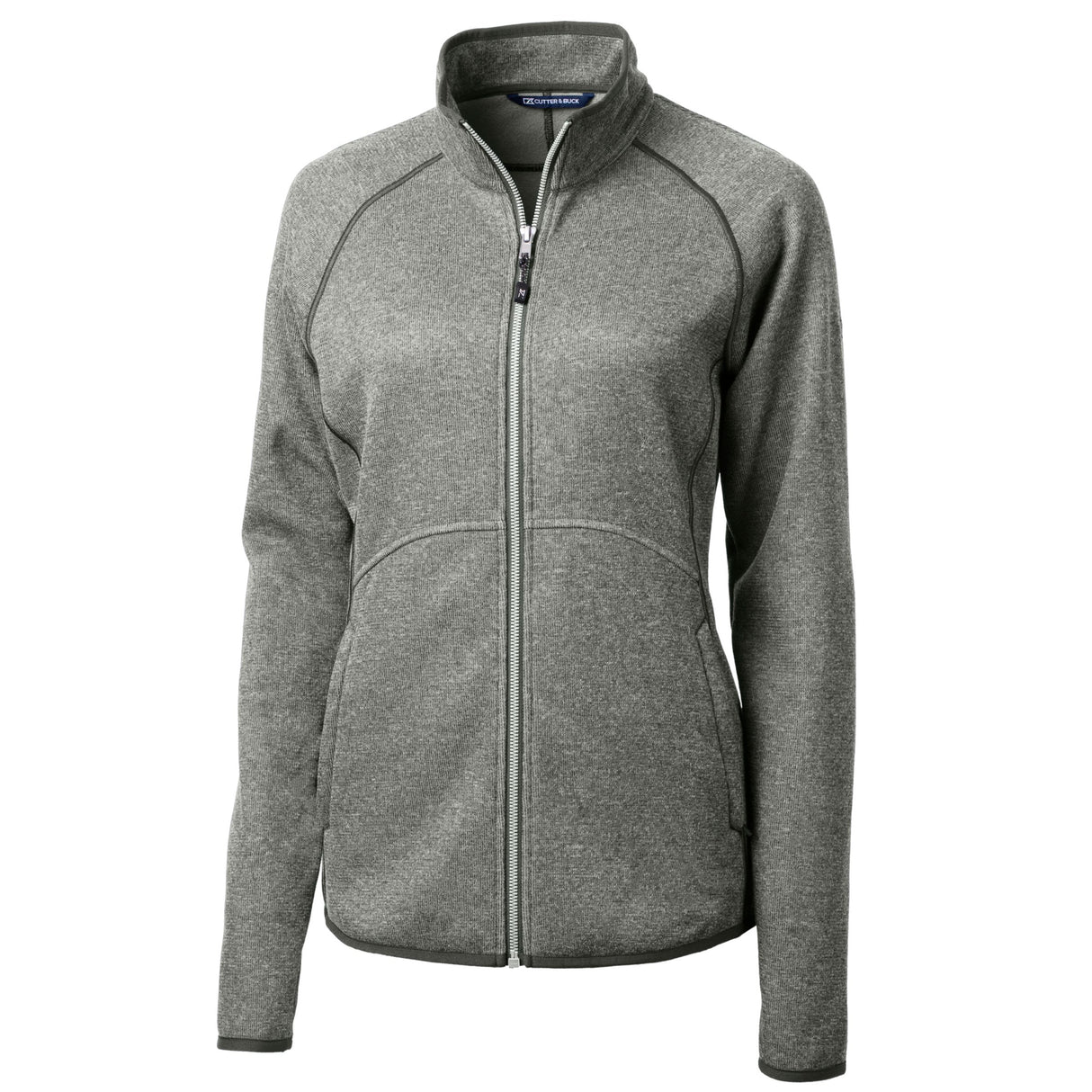 Cutter & Buck Mainsail Sweater-Knit Womens Full Zip Jacket