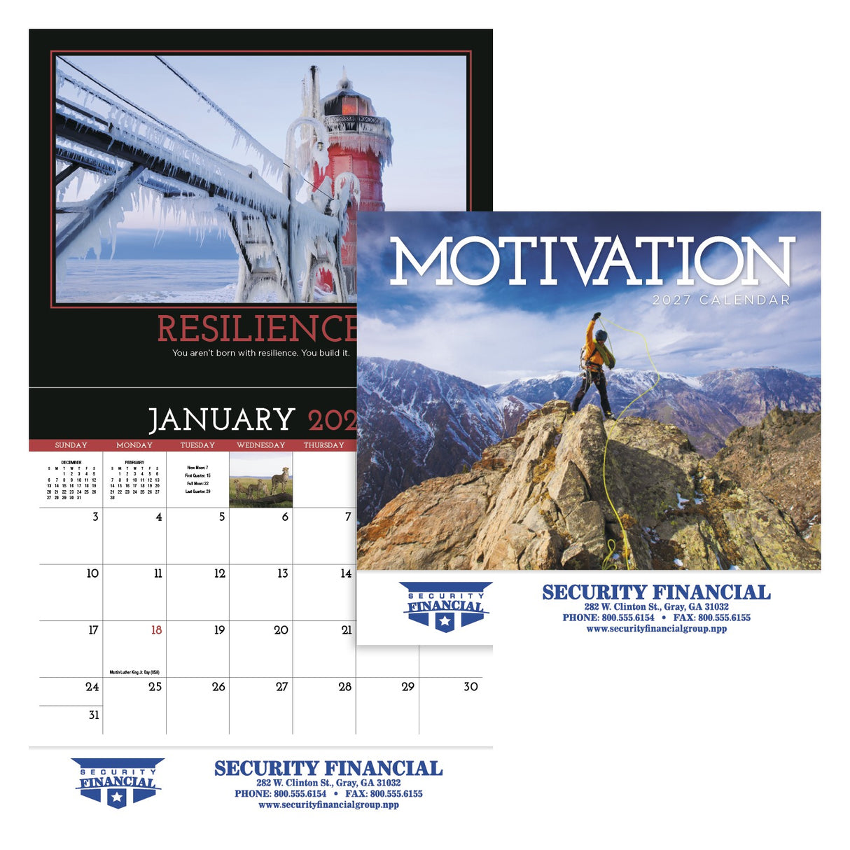 HotLine® Products Motivation Appointment Calendar (Motivational Quotes) - Stapled
