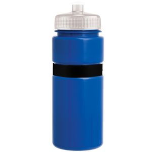 Blue/Black Band/Clear Lid Blank