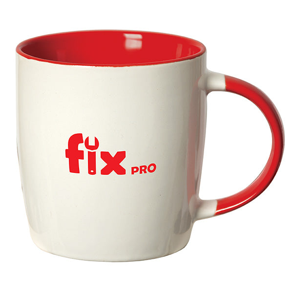 Koho 350 Ml. (12 Fl. Oz.) Stoneware Mug With Colored Handle