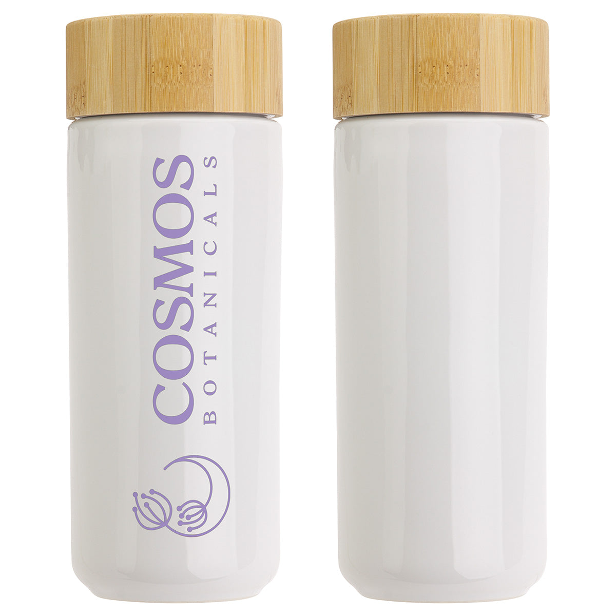 Milan 10 oz Ceramic Tumbler with Bamboo Lid