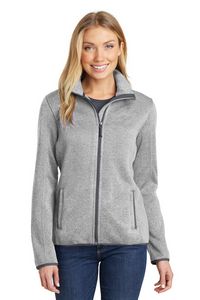 Port Authority® Ladies' Sweater Fleece Jacket