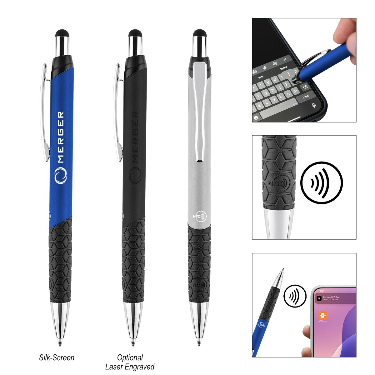 Recycled Aluminum Nfc Smart Pen
