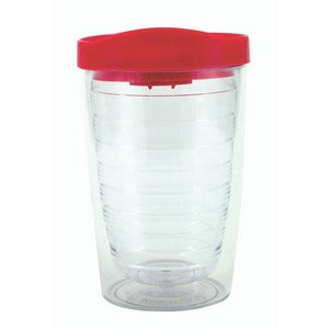 12ORBTMB Clear Tumbler/Red Lid