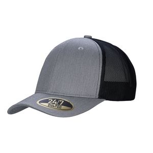 Heather Gray/Black Blank