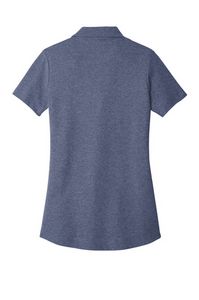 Navy Blue Heather Blank Back View