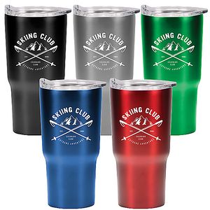 CONQUEST STAINLESS STEEL TRAVEL TUMBLER 20 oz. (Laser Engraved)