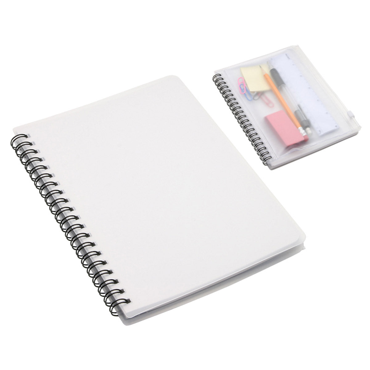 Hardcover Notebook with Pouch