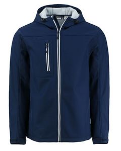 Clique Telemark Eco Stretch Softshell Full Zip Mens Hooded Jacket